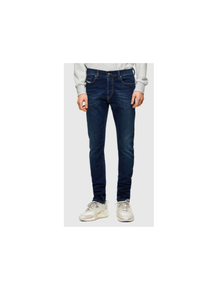 Jeans blu scuro modello 5 tasche