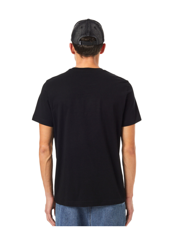 Diesel T-diegor-e14 T-Shirt Uomo, Colore Nero, 100% Cotone, Vestibilità Classica