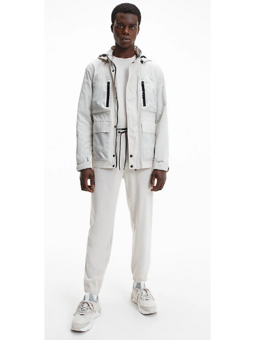 Calvin Klein Giacca In Nylon Con Cappuccio Da Uomo Mod.K10K109425/ACE