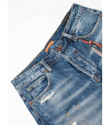 Gianni Lupo jeans dettaglio fronte