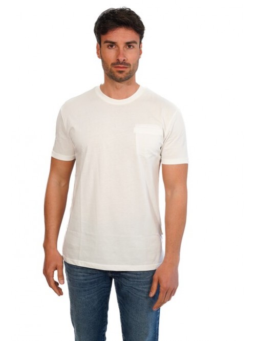 Gianni Lupo T-Shirt Bianca In Cotone Mod. GL1079F/2