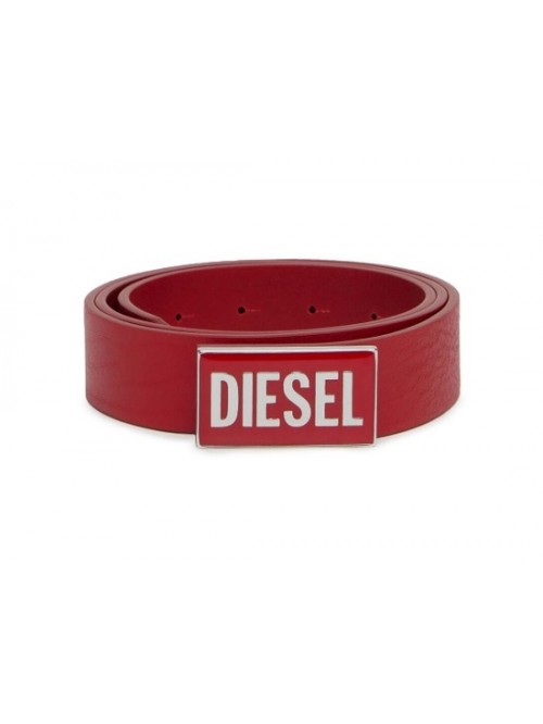 Diesel Cintura Rossa Mod. D LOGO B GLOSSY B/T