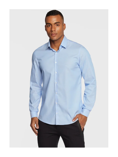 Calvin Klein Camicia Celeste Mod. K10K109826/0GY