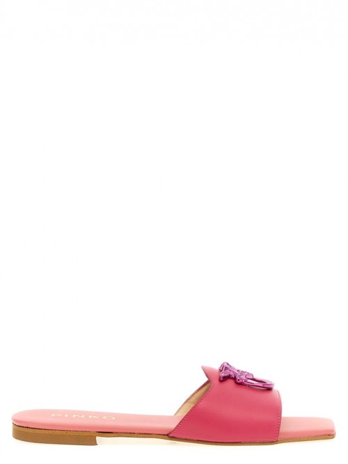 Pinko Ciabattine In Pelle Con Logo Mod. MARLI 01 SD0063P001/ N17