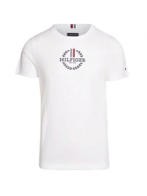 Tommy Hilfiger T-Shirt Bianca Mod. MW0MW34388/YBR