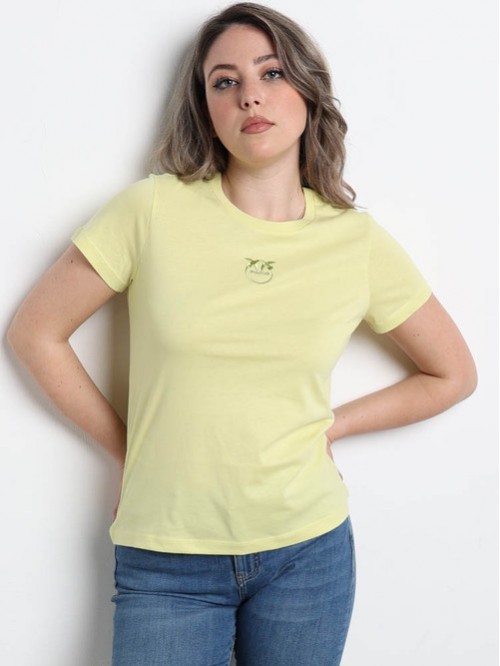 Pinko T-shirt Con Logo Ricamato Mod. BUSSOLOTTO/ H23