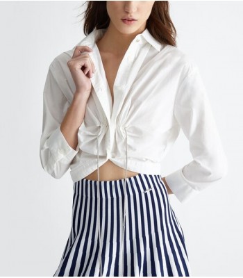camicia cropped frontale