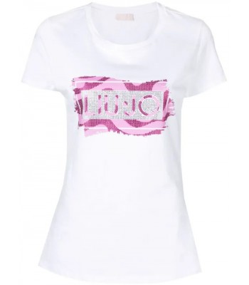 t-shirt con strass