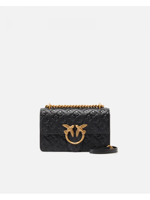 Pinko Borsa Mini Con Logo A Rilievo Mod. LOVE ONE M. A1YB/ Z99Q