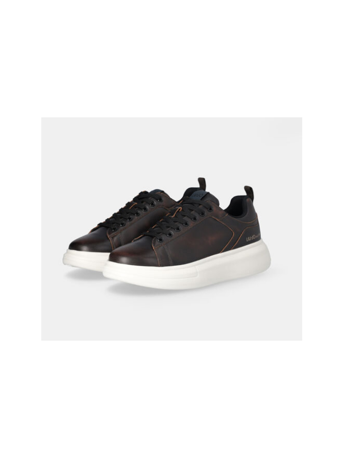 sneakers uomo in pelle marrone sneakers uomo in pelle marrone
