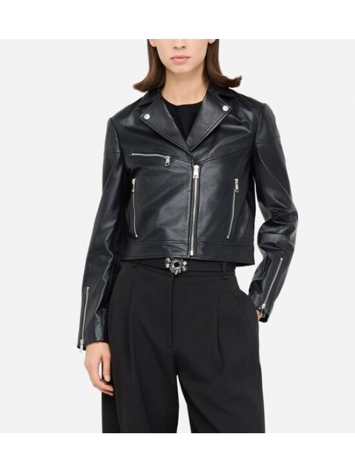 Liu Jo Giubbino In Pelle Con Zip Mod. MF5174P0405/ 22222