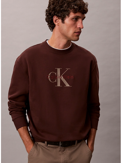 Calvin Klein Felpa Monologo In Spugna Mod.LV04RD242G/2IN