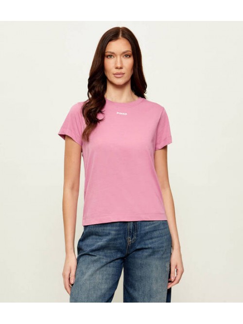 Pinko T-shirt Con Logo Ricamato Mod. BASICO/ Q48