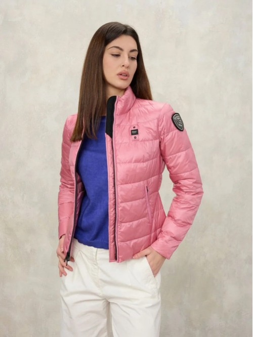 Blauer Piumino Con Collo Coreano Mod. VALE 03165/ 409