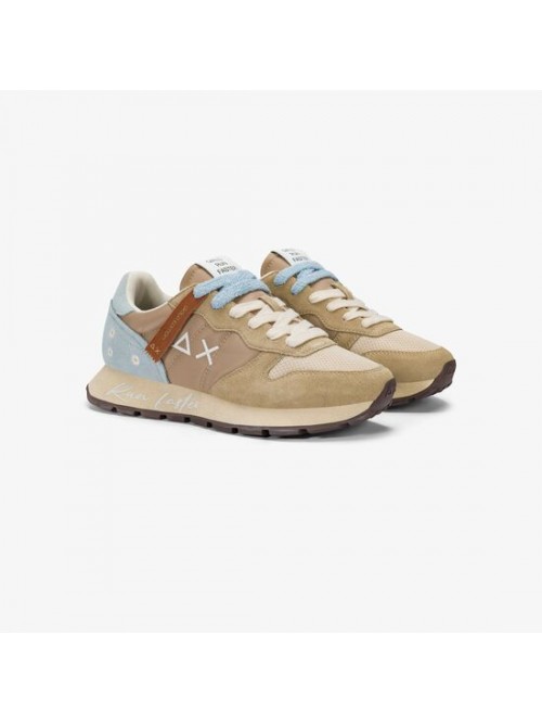 Sun 68 Sneakers Vintage Con Fiorellini Mod. Z3620716