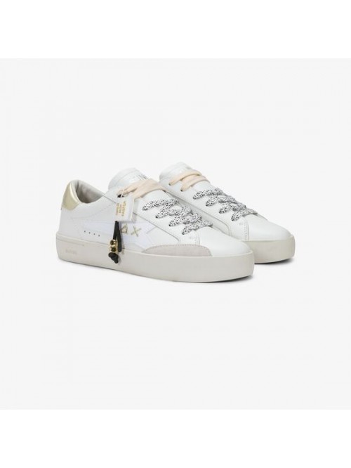 Sun 68 Sneakers In Pelle Con Lacci In Fantasia Mod. Z3624201