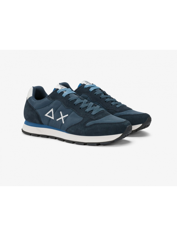 scarpa blu allacciata