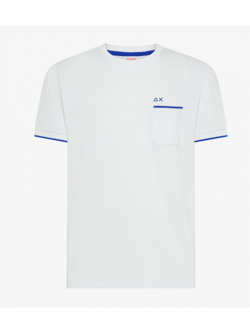 SUN68 T-shirt In Piquet Mod.T36119/01-37