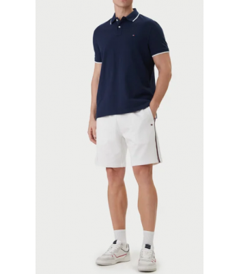 bermuda con banda a contrasto