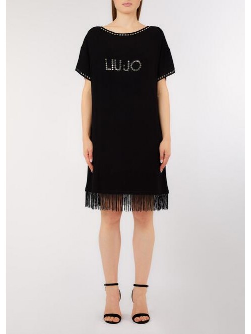 Liu Jo Abito Corto Con Frange Mod. VA6031JS360/ 22222