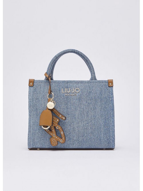 Liu Jo Borsa In Denim Con Charm Mod. AA6192T377A/ 74015