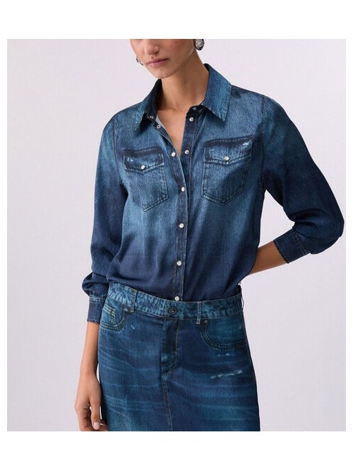 Liu Jo Camicia In Raso Fluido Mod. UA6239T376A/ 79042