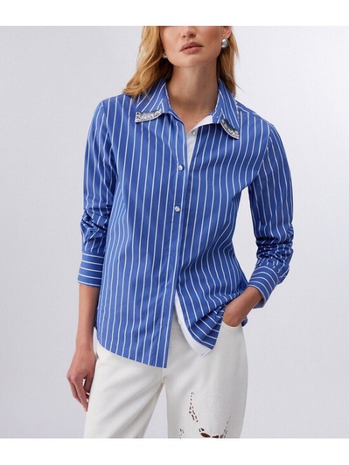 Liu Jo Camicia Rigata Con Doppio Colletto Mod. WA6183T407A/ T9601