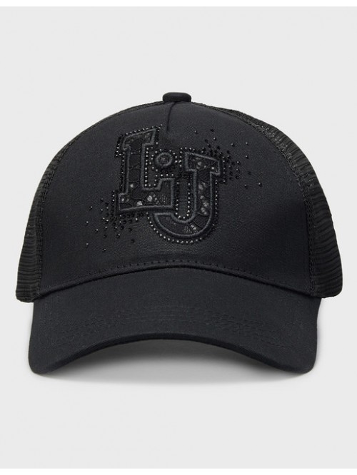 Liu Jo Cappello Con Strass E Visiera Mod. TA6276T2176/ S9149