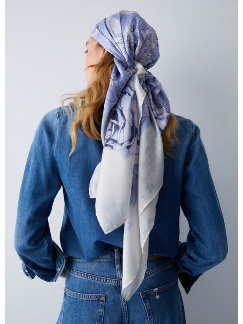 Liu Jo Foulard Fiorato E Logo Monogram Mod. 2A6043T2745/ 44115