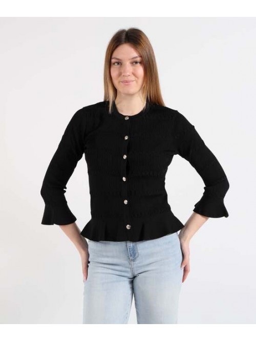 Liu Jo Cardigan Con Bottoni E Voulant Mod. CA6103MS55N/ 22222
