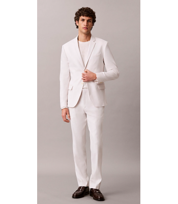 abito in lino indossato