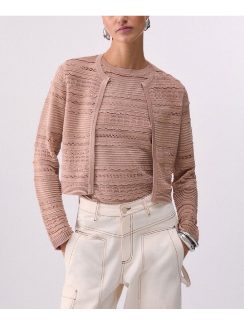 Liu Jo Cardigan Corto Traforato Mod. CA6237MA06S/ A4389