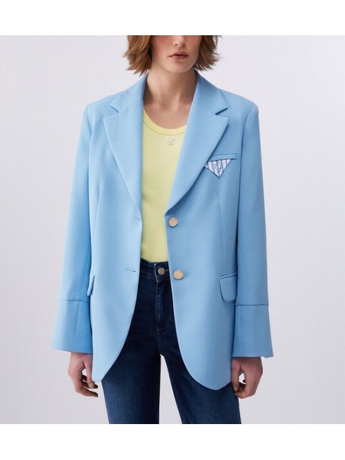 Liu Jo Blazer Con Monopetto Con Pochette Mod. WA6203TS896/ 4412A