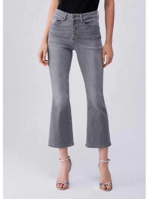 Liu Jo Jeans Con Bottoni A Vita Alta Mod. UA6040D0305/ 87484