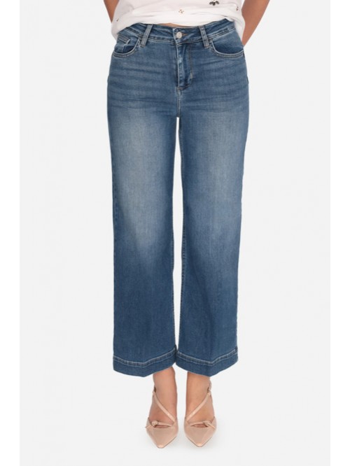 Liu Jo Jeans Flare Con Tasca Di Strass Mod. UA6078D0305/ 78967