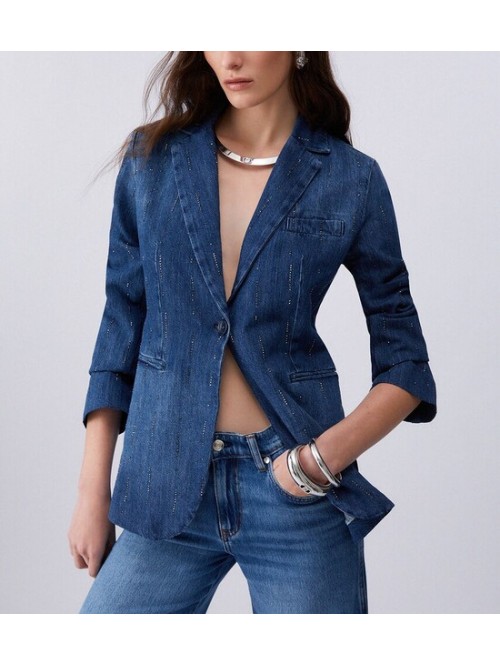 Liu Jo Giacca Con Strass Mod. UA6107D0315/ 78033