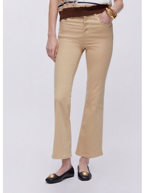 Liu Jo Pantalone Con Bottoni Cropped Mod. WA6256T367A/ 41208