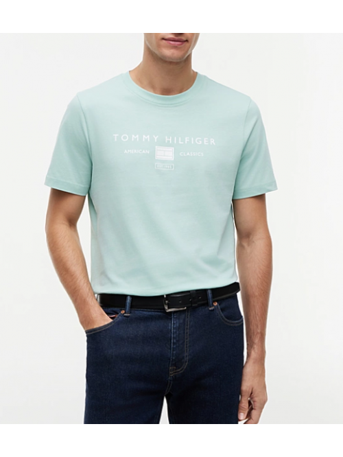 Tommy Hilfiger T-shirt Stampata Mod.MW0MW42365/MAI