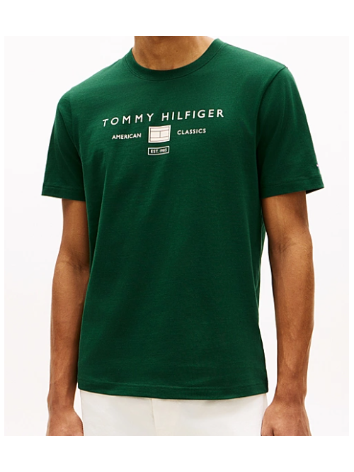 Tommy Hilfiger T-shirt Stampata Mod.MW0MW42365/MBN