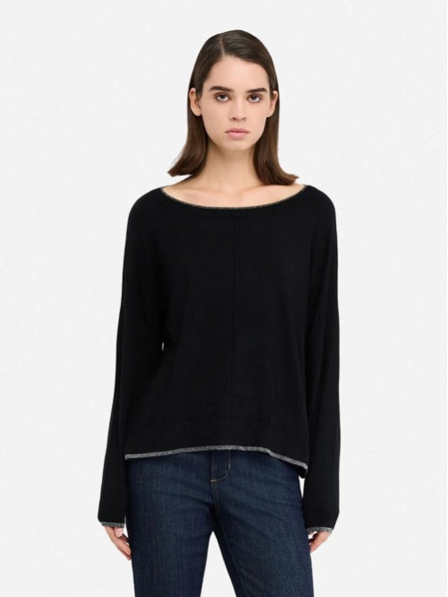 Liu Jo Maglia Con Bordi In Lurex Mod. WXX054MS49I/ 22222