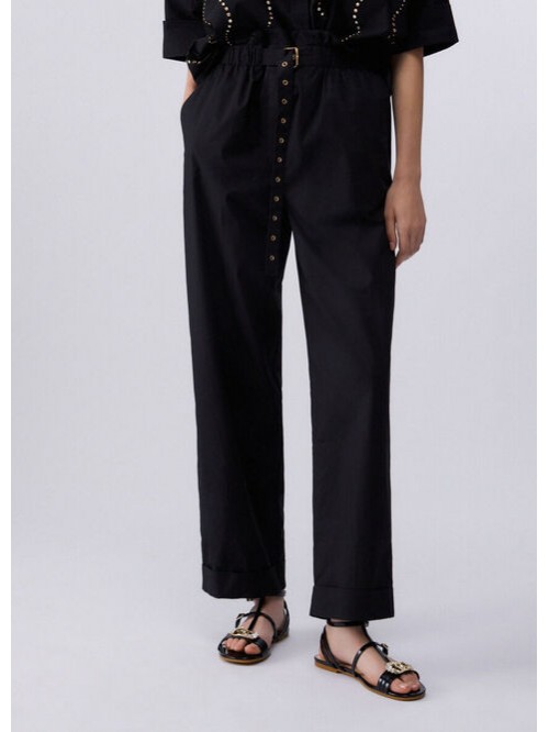 Liu Jo Pantalone Vita Alta Con Cintura Mod. CA6249TS246/ 22222