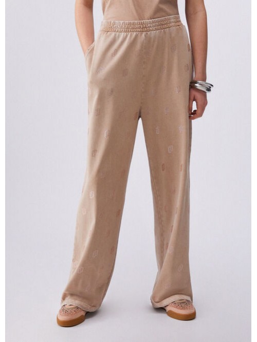 Liu Jo Pantalone In Jersey Con Strass Mod. TA6102JS008/ L9030