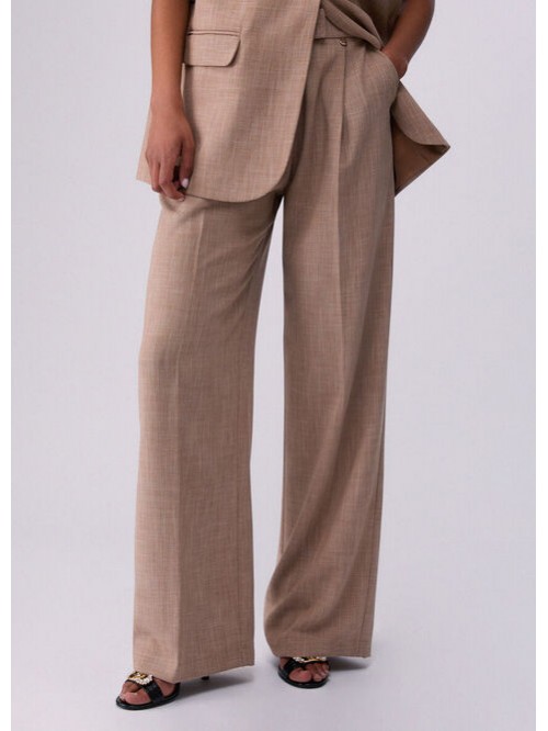 Liu Jo Pantalone In Tessuto Mèlange A Palazzo Mod. WA6167T332A/ 02153