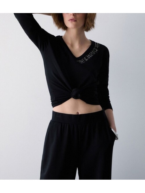 Liu Jo Maglia Con Scritta Mod. TA6053JS003/ M9296