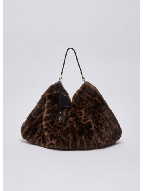 Liu Jo Borsa Grande In Ecopelliccia Animalier Mod. AF6194E1164/ 00047