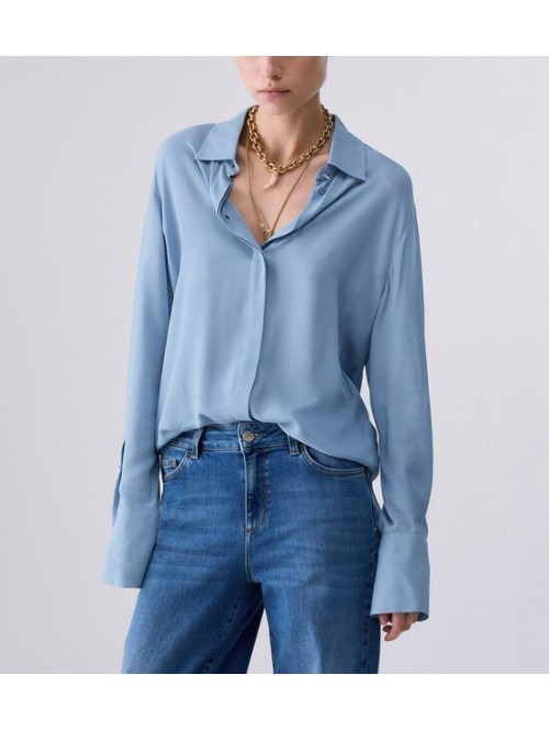 Liu Jo Camicia Con Bottoni Gioiello Mod. CF6207T2578/ X0805
