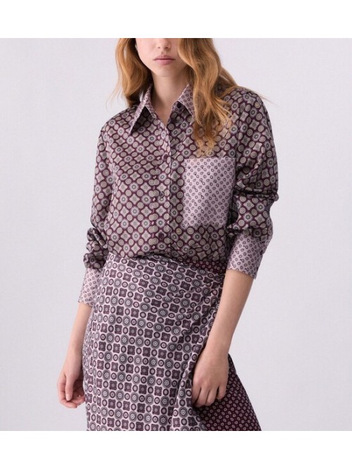 Liu Jo Camicia In Fantasia Con Taschino Mod. WF6198TS531/ L9217