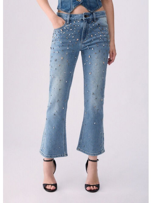 Liu Jo Jeans Con Ricami Gioiello Mod. UF6040D0365/ 79091