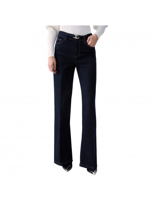 Liu Jo Jeans A Palazzo Con Cintura Mod. UF6088D0264/ 7S000