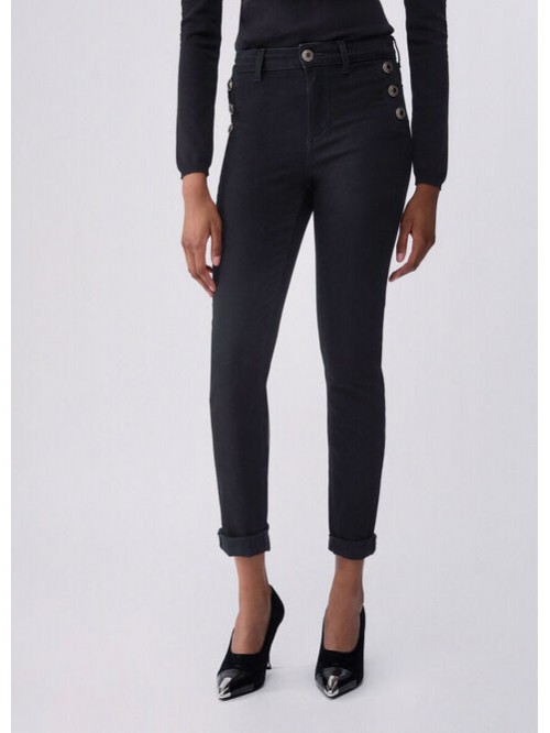 Liu Jo Jeans Skinny Con Bottoni Laterali Mod. UF6094D0328/ 87528